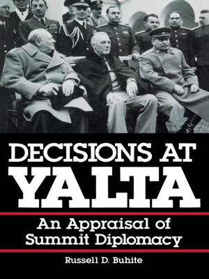 cover image of Decisions at Yalta